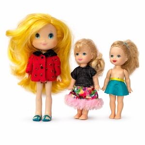 Lot of 3 Small Fashion Dolls – Blonde Dolls – Doll Clothes Play Doll Figures